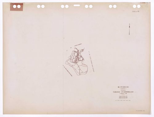 Tableau d'assemblage (TA). Cadastre révisé pour 1931. Edition à jour pour 1986.