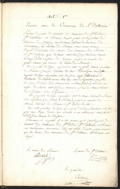 Riverie, 1er avril 1812.