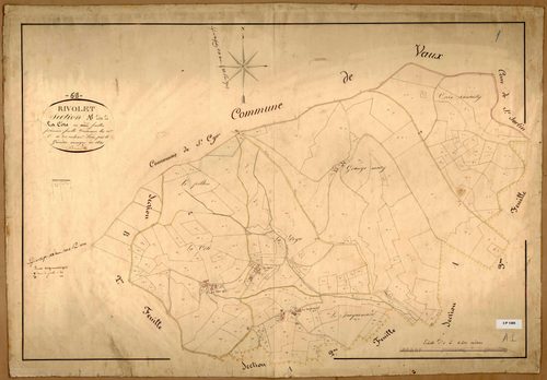 Section A dite de la Côte, feuille n°1 (parcelles 1-200).