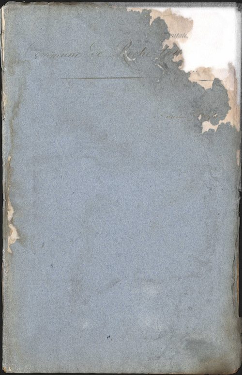 Rochetaillée, 1827.
