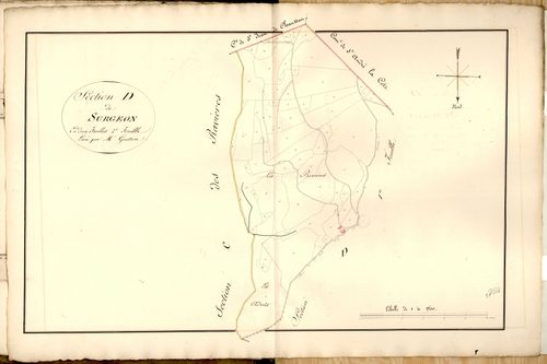 Section D dite de Surgeon, feuille n°2.