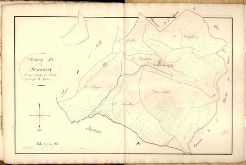 Section D dite de Surgeon, feuille n°1.