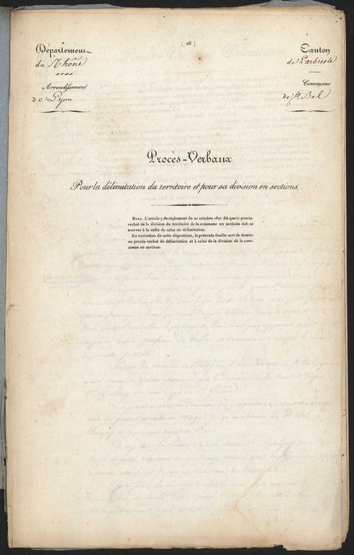 Sain-Bel, 24 octobre 1827.