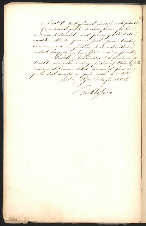 Sain-Bel, 24 octobre 1827.