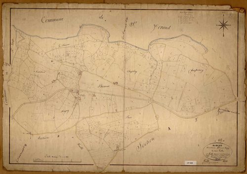 Section A dite de Magny, feuille n°1 (parcelles 1-378).