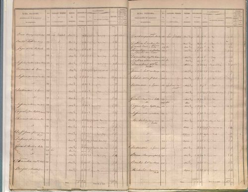 État de sections.