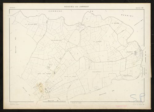 Section AE. Feuille renouvelée pour 1969.