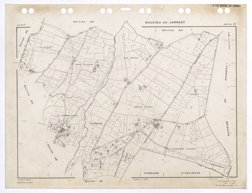 Section AI. Feuille renouvelée pour 1969. 2e édition à jour pour 1982.