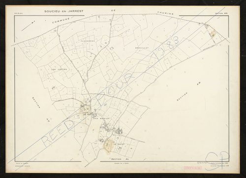Section AN. Feuille renouvelée pour 1969. Rééditée pour 1983.