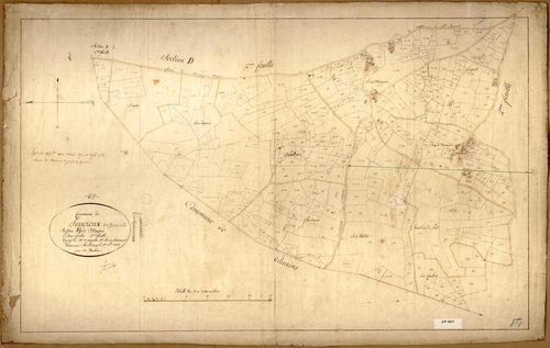 Section F dite de Marjon, feuille n°1 (parcelles 1-415).