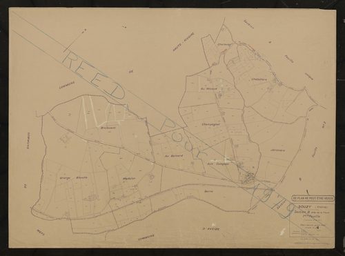 Section B dite de la Plaine, 1ère feuille (ancienne 2e feuille). Plan révisé pour 1935. Réédité pour 1979.