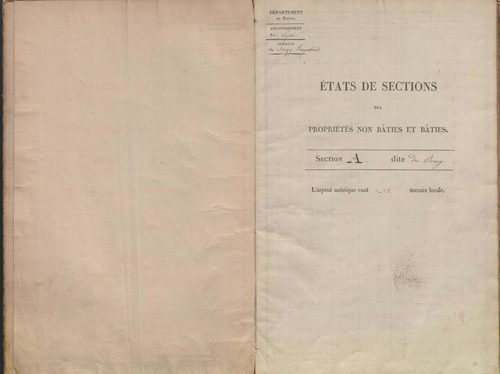 État de sections.