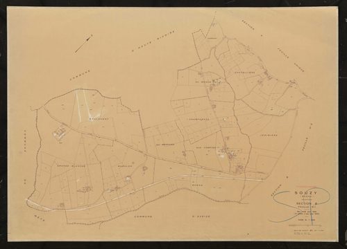 Section B dite de la Plaine, 1ère feuille (ancienne 2e feuille). Plan révisé pour 1935. 2e édition à jour pour 1979.