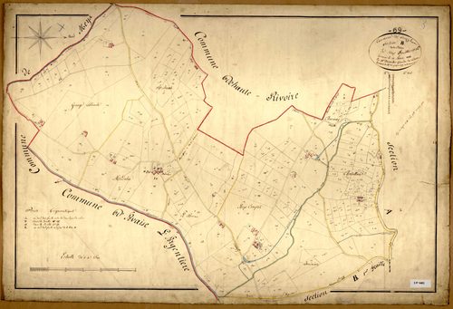 Section B dite de la Plaine, feuille n°2 (parcelles 123-359).