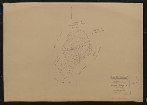 Tableau d'assemblage (TA). Plan révisé pour 1935.