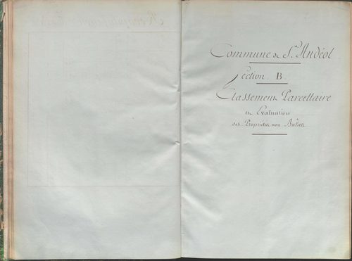 État de sections.