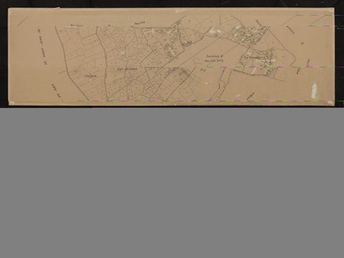 Section D 1ère feuille (partie de l'ancienne feuille unique). Plan révisé pour 1934. Réédition pour 1982.