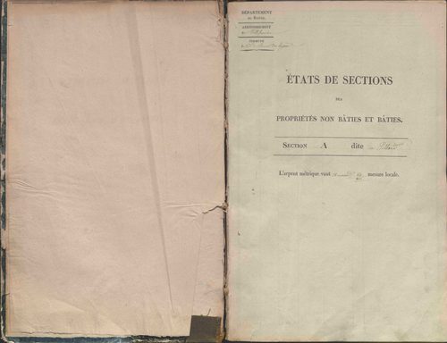 État de sections.