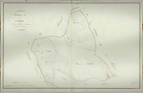 Section C dite Cambry et Chatellus, feuille n°2.