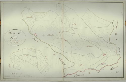 Section D dite de Frelon et Combris, feuille n°2.