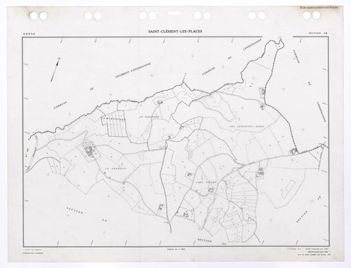 Section AB. Feuille renouvelée pour 1962. Edition à jour pour 1986.