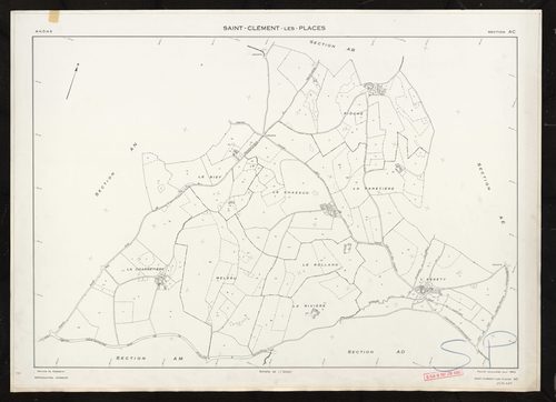 Section AC. Feuille renouvelée pour 1962.