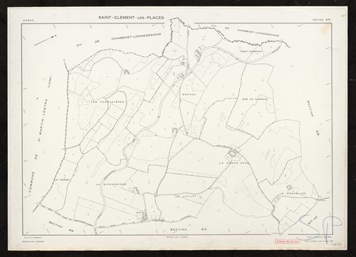 Section AN. Feuille renouvelée pour 1962.