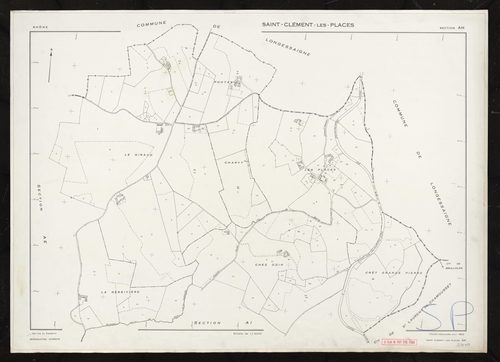 Section AH. Feuille renouvelée pour 1962.