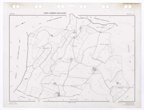 Section AN. Feuille renouvelée pour 1962. Edition à jour pour 1986.
