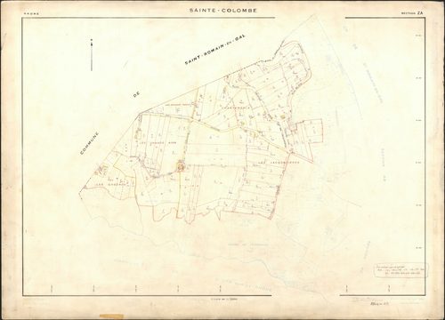 Bleus (couleur). Section ZA (ancienne section AD).