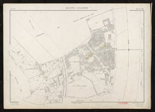 Section AB. Feuille renouvelée pour 1956.