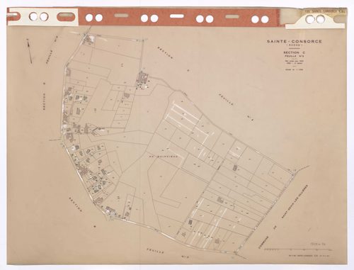 Section C 3e feuille. Plan révisé pour 1933. 2e édition à jour pour 1980.