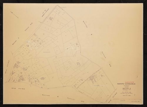 Section B 4e feuille. Plan révisé pour 1933. 2e édition à jour pour 1977.