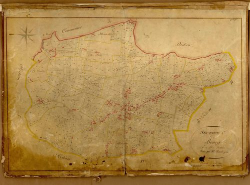 Section C dite du Bourg, feuille unique (parcelles 1-1312).