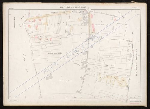 Section AL. Feuille renouvelée pour 1966. Rééditée pour 1978.