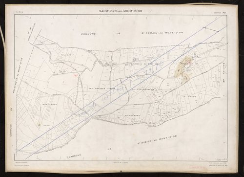 Section AD. Feuille renouvelée pour 1966. Rééditée pour 1978.
