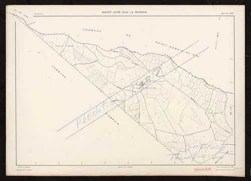 Section AH. Feuille renouvelée pour 1961.