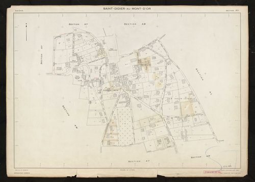 Section AV. Feuille renouvelée pour 1962.