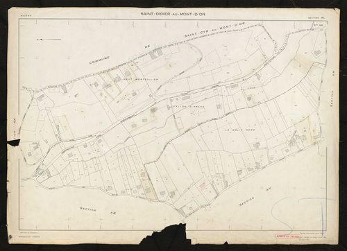 Section AL. Feuille renouvelée pour 1962.