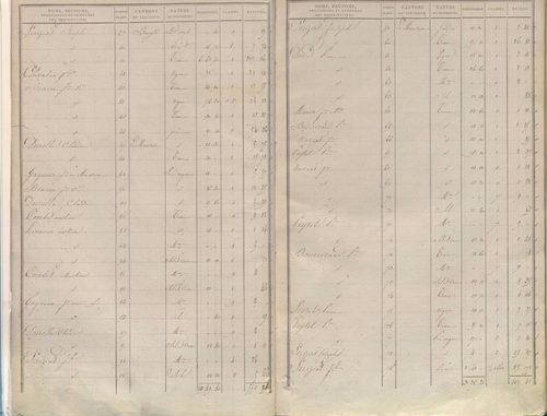 État de sections.