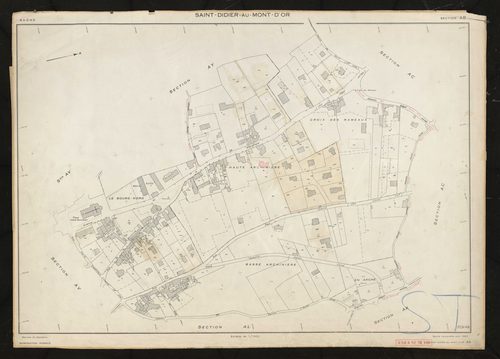 Section AB. Feuille renouvelée pour 1962.