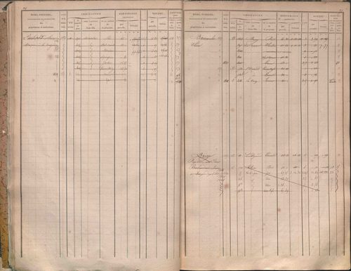 État de sections et matrice des propriétés foncières.
