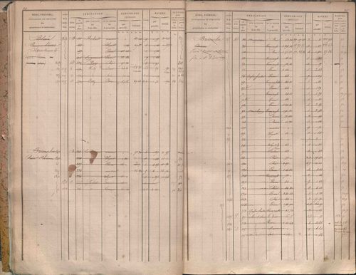 État de sections et matrice des propriétés foncières.