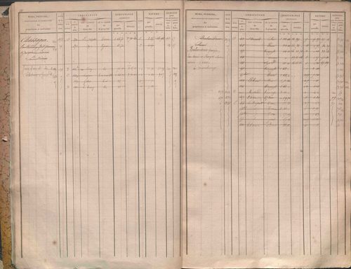 État de sections et matrice des propriétés foncières.