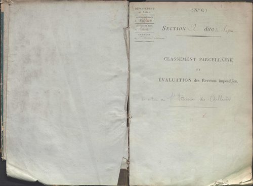 État de sections.