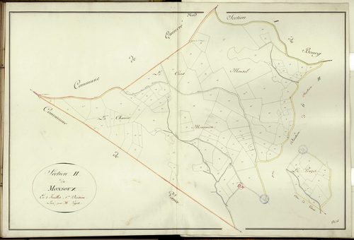 Section H dite de Monsoux, feuille n°1.
