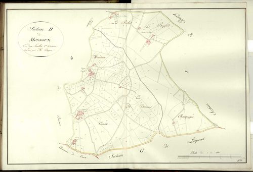 Section H dite de Monsoux, feuille n°2.