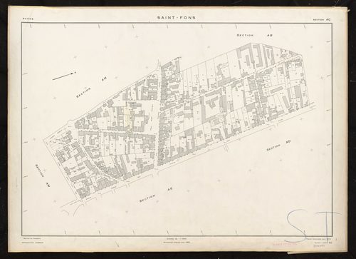 Section AC. Feuille renouvelée pour 1970.