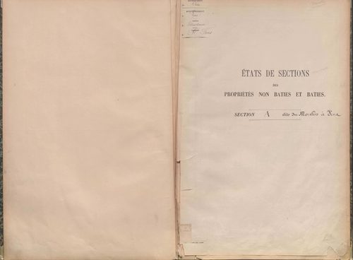 État de sections.