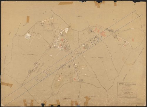 Section unique feuille n°2 (partie de l'ancienne feuille unique). Plan révisé pour 1932. Réédition pour 1977.